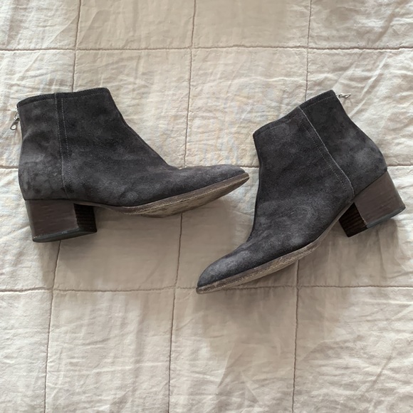 Rag and Bone Wesley Asphlt Suede Ankle Boot - Picture 1 of 5